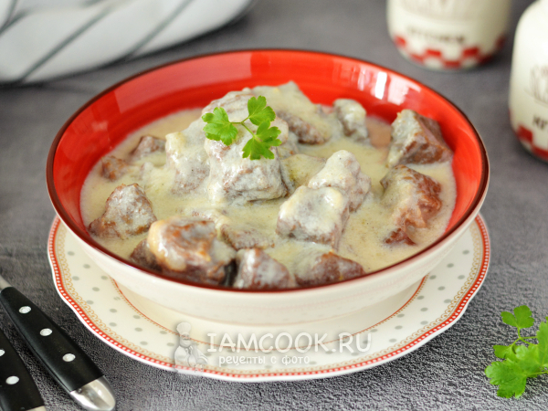 Фрикасе из телятины, рецепт с фото