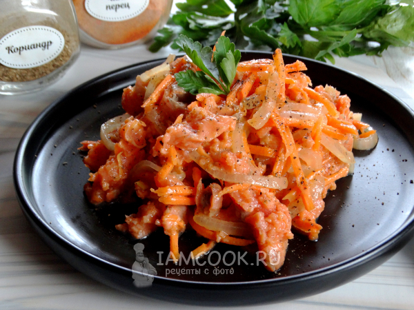 Хе из кижуча, рецепт с фото