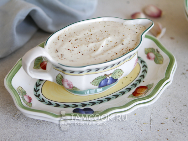 Сливочный соус из цветной капусты, рецепт с фото