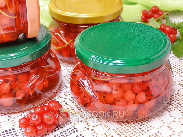 Маринованная красная смородина на зиму, рецепт с фото