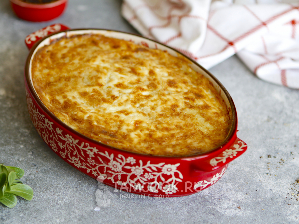 Постная запеканка из картофеля, рецепт с фото