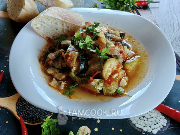 Овощи в афганском казане, рецепт с фото