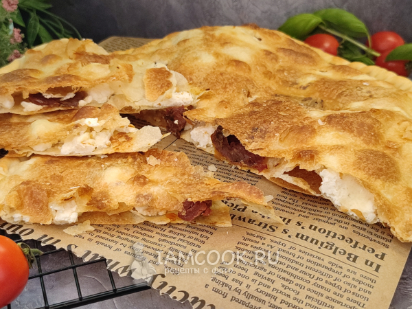 Фокачча без дрожжей, рецепт с фото