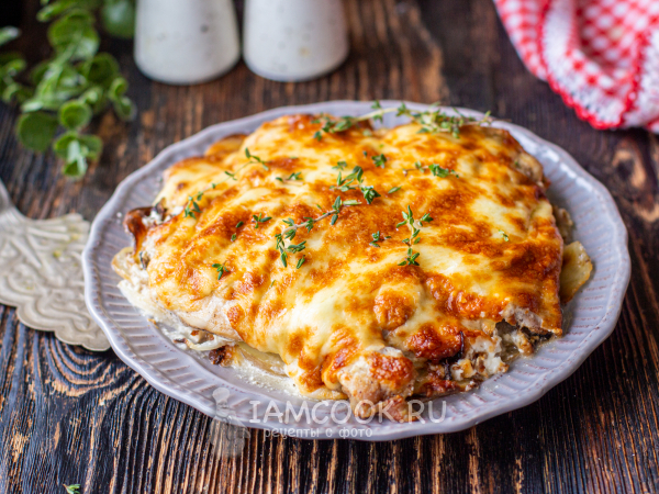 Мясо по-французски из курицы в аэрогриле, рецепт с фото