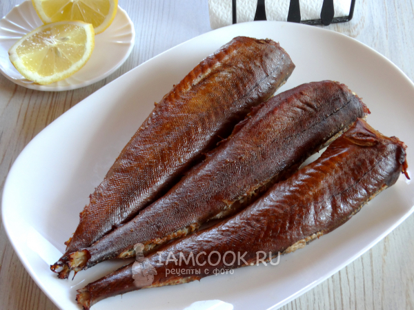 Минтай горячего копчения, рецепт с фото