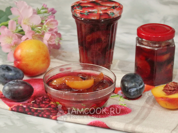 Варенье из сливы и нектарина, рецепт с фото