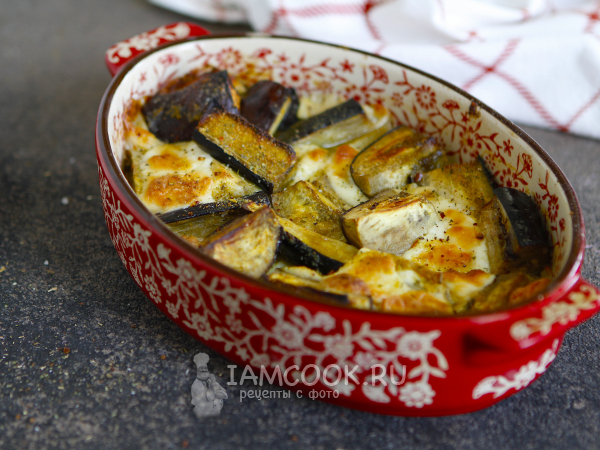 Баклажаны с моцареллой в аэрогриле, рецепт с фото