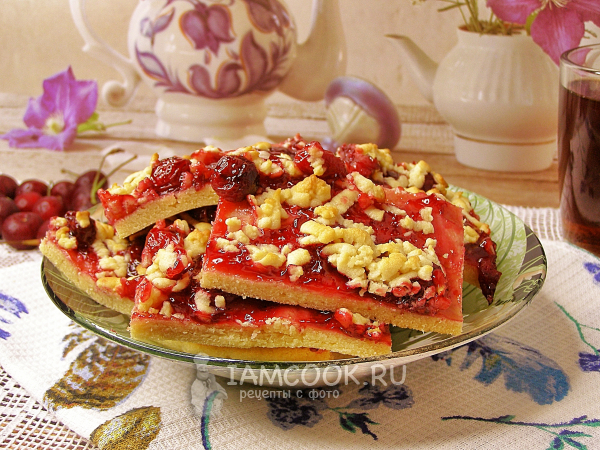 Венское печенье с вишней, рецепт с фото