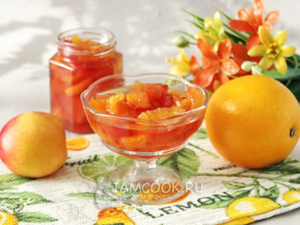 Варенье из нектаринов и апельсинов, рецепт с фото