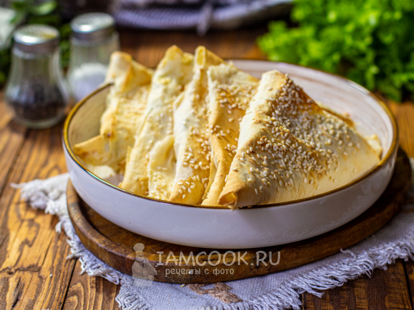 Лаваш с творогом в аэрогриле, рецепт с фото