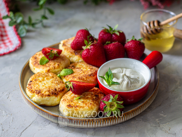 Сырники с творожным сыром и творогом, рецепт с фото