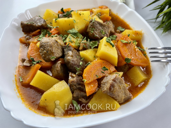 Жаркое из конины, рецепт с фото