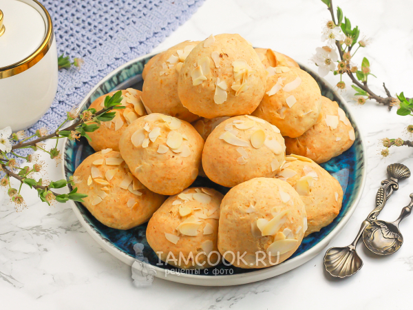 Творожно-миндальное печенье, рецепт с фото
