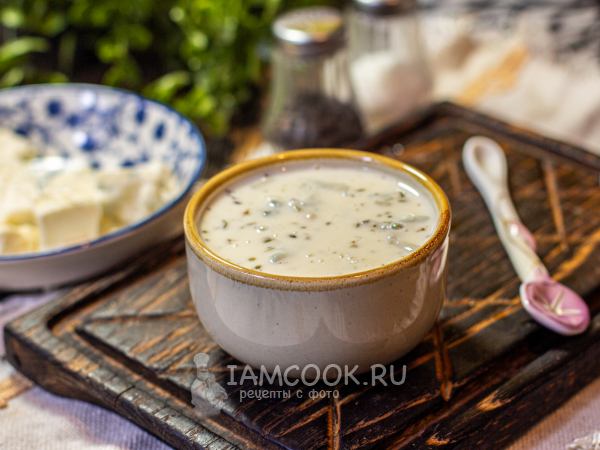 Сливочный соус с сыром дор блю, рецепт с фото