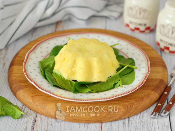 Диетический омлет без молока на пару, рецепт с фото