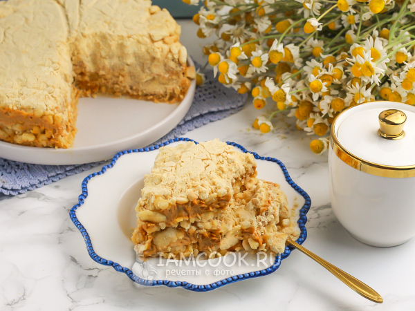 Торт из печенья «Мария», рецепт с фото