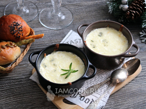 Жульен с языком, рецепт с фото