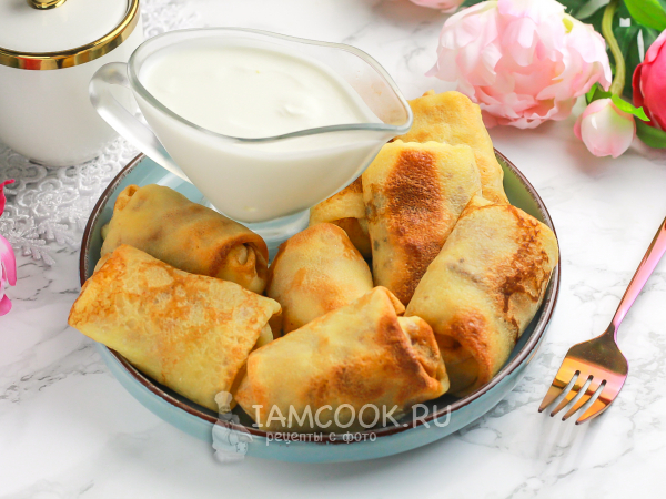 Замороженные блины в аэрогриле, рецепт с фото