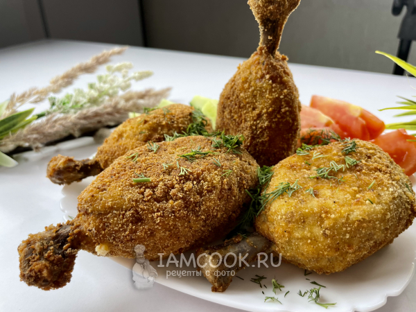 Куриные ножки в картошке, рецепт с фото