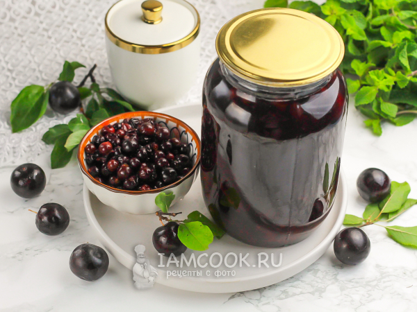 Компот из алычи и смородины, рецепт с фото