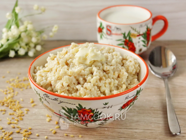 Каша из булгура на молоке в мультиварке, рецепт с фото