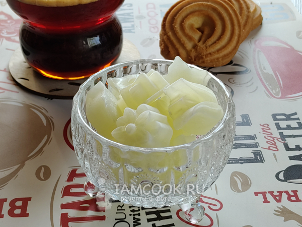 Молочный лёд, рецепт с фото