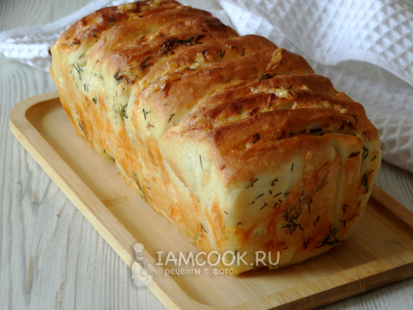 Сырно-чесночный хлеб, рецепт с фото