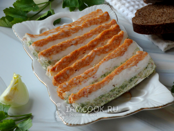 Трехцветное сало, рецепт с фото