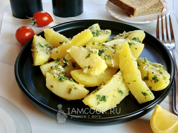 Лимонный картофель, рецепт с фото