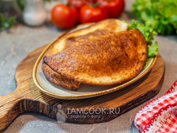 Чебуреки из тортильи с фаршем на сковороде, рецепт с фото