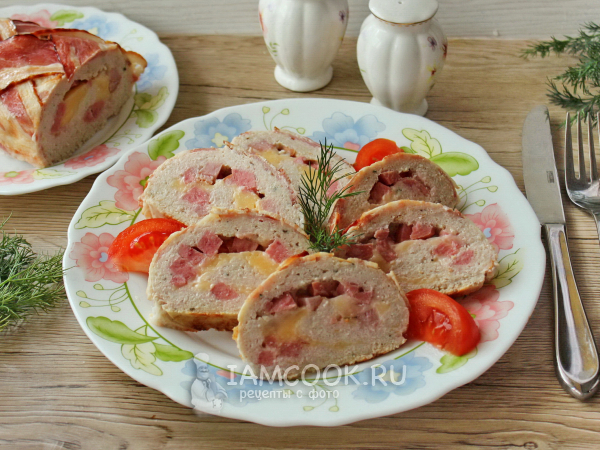 Мясной полпеттоне, рецепт с фото