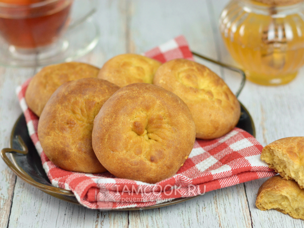 Постные лепешки на рассоле в духовке, рецепт с фото