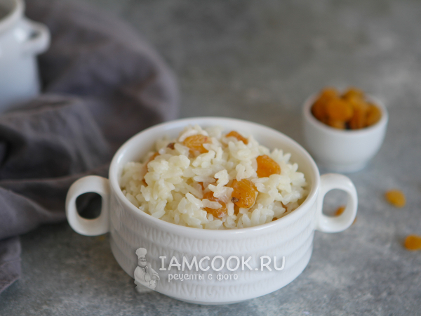 Рисовая каша на молоке в аэрогриле, рецепт с фото