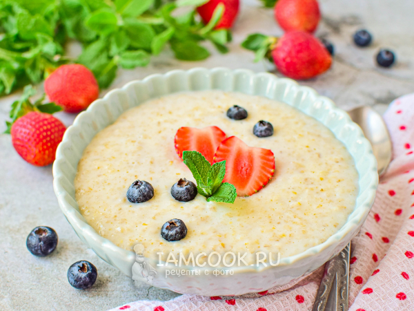 Жидкая овсяная каша на молоке и воде, рецепт с фото