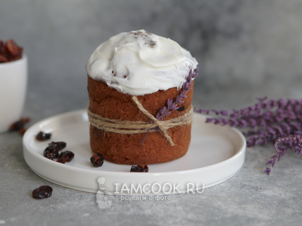 Кулич без глютена и сахара, рецепт с фото