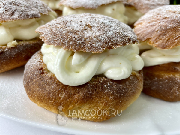 Семла (шведская булочка), рецепт с фото