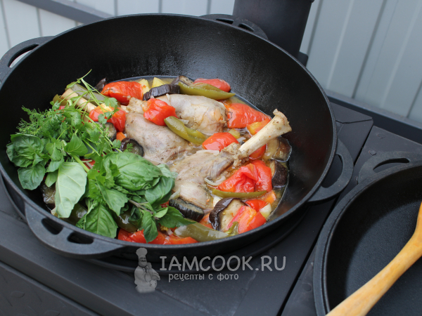 Чанахи на костре в казане, рецепт с фото