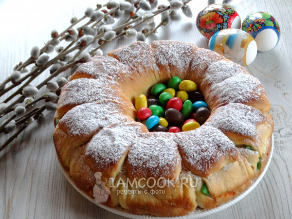 Пасхальное кольцо, рецепт с фото