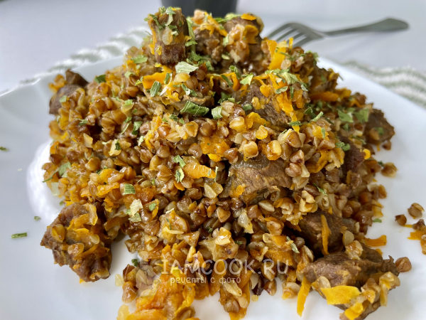 Гречка с кониной, рецепт с фото