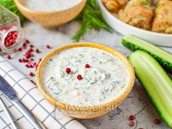 Диетический соус для курицы, рецепт с фото