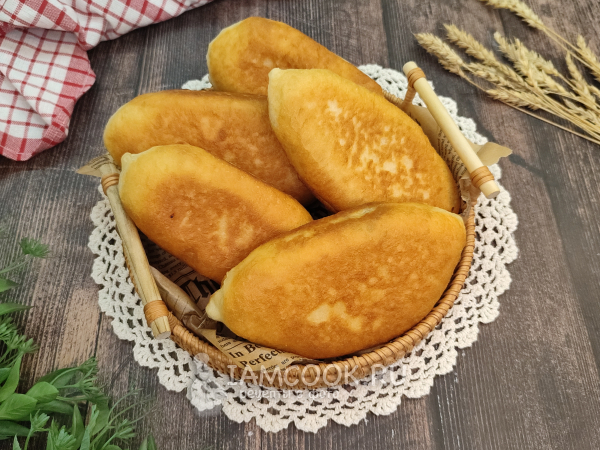 Заварное дрожжевое тесто для пирожков (+пирожки), рецепт с фото