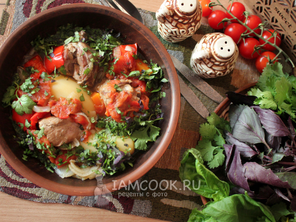 Хашлама по-армянски из баранины, рецепт с фото