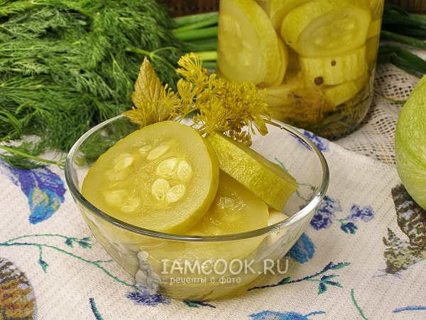 Маринованные кабачки по-болгарски, рецепт с фото