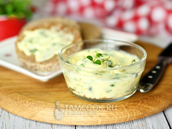 Сливочное масло с тимьяном, рецепт с фото