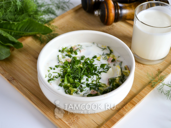 Окрошка из одуванчиков, рецепт с фото