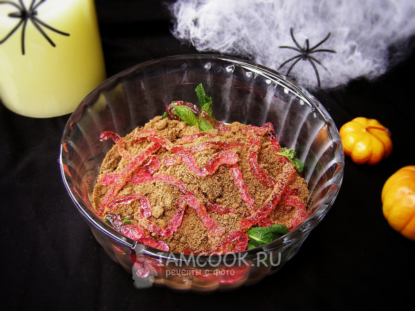 «Червяки» из желе, рецепт с фото