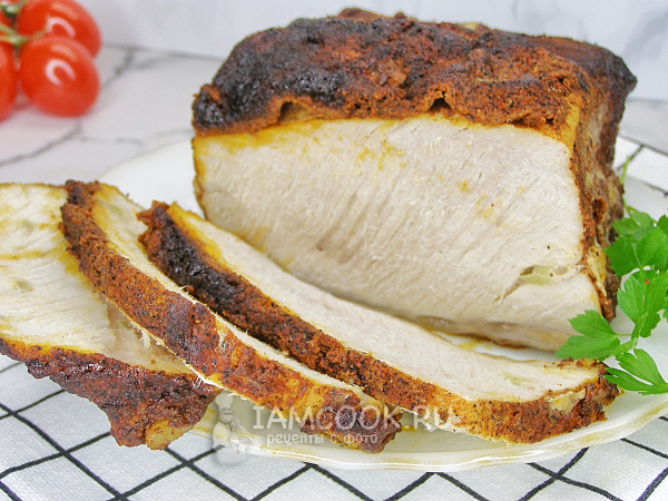 Буженина с перцем, рецепт с фото