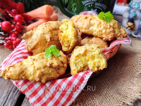 Яблочно-морковные палочки (печенье), рецепт с фото