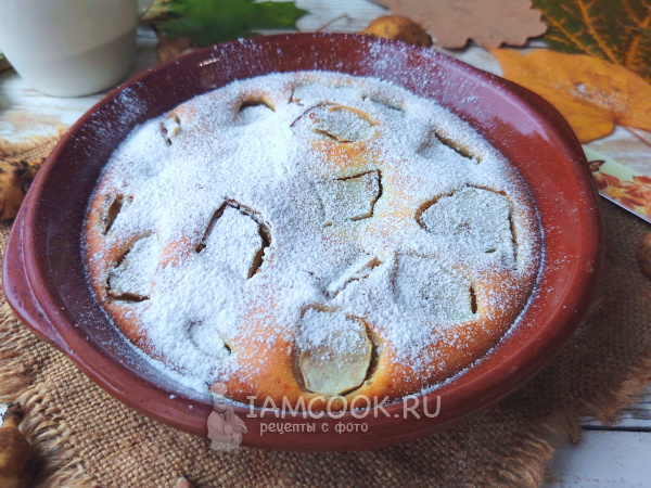 Шарлотка с топинамбуром, рецепт с фото