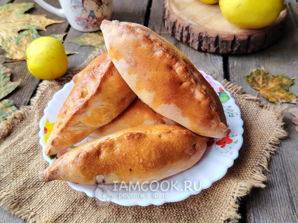 Пирожки с яблоками и лимоном, рецепт с фото